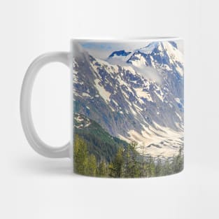 USA. Alaska. Snow-Covered Mountains. Mug